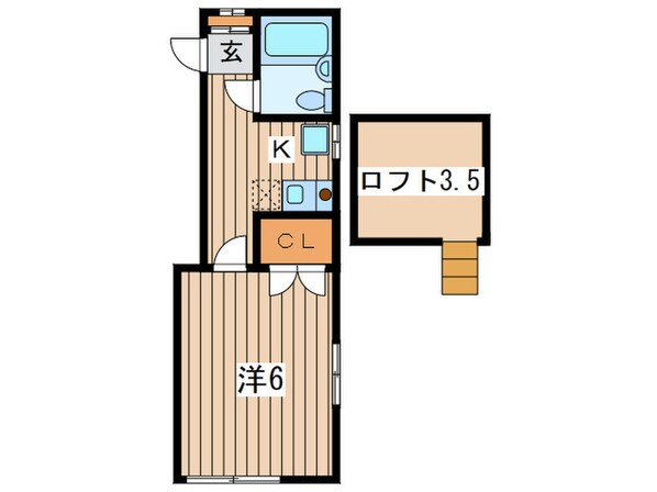 リ－ベル鶴川の物件間取画像